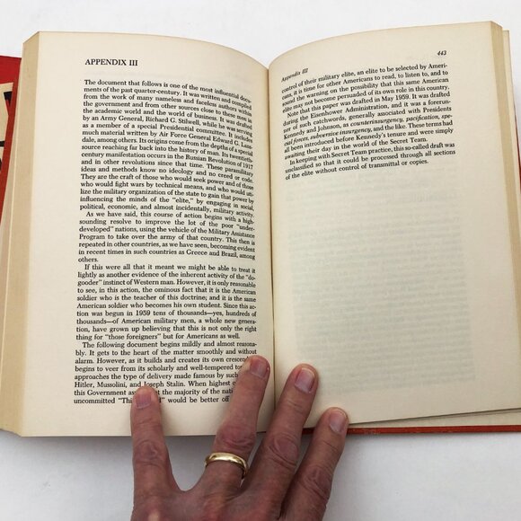 The Secrete Team L F Prouty HBDC 1973 First Edition 2nd Printing - Picture 10 of 12